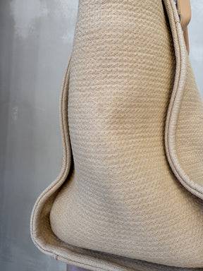 Chanel Beige Canvas Deauville Tote