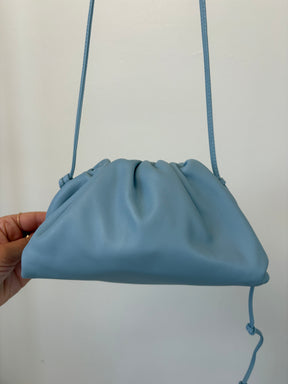 Bottega Veneta The Mini Pouch Crossbody Bag Blue