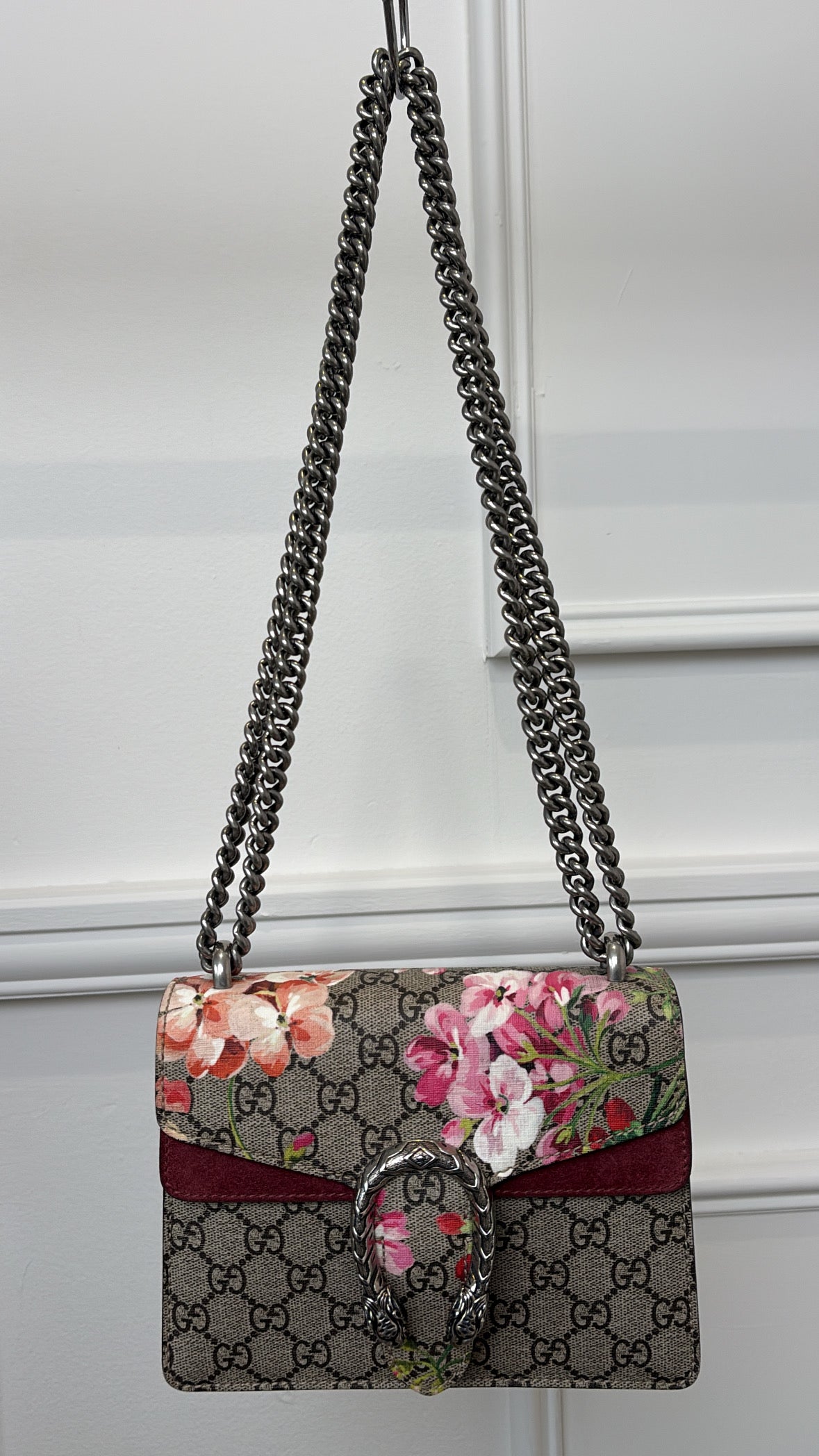 Gucci Blooms Dionysus Supreme Canvas Bag