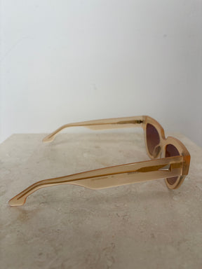 Scanlan Theodore Peach Cat Eye Sunglasses