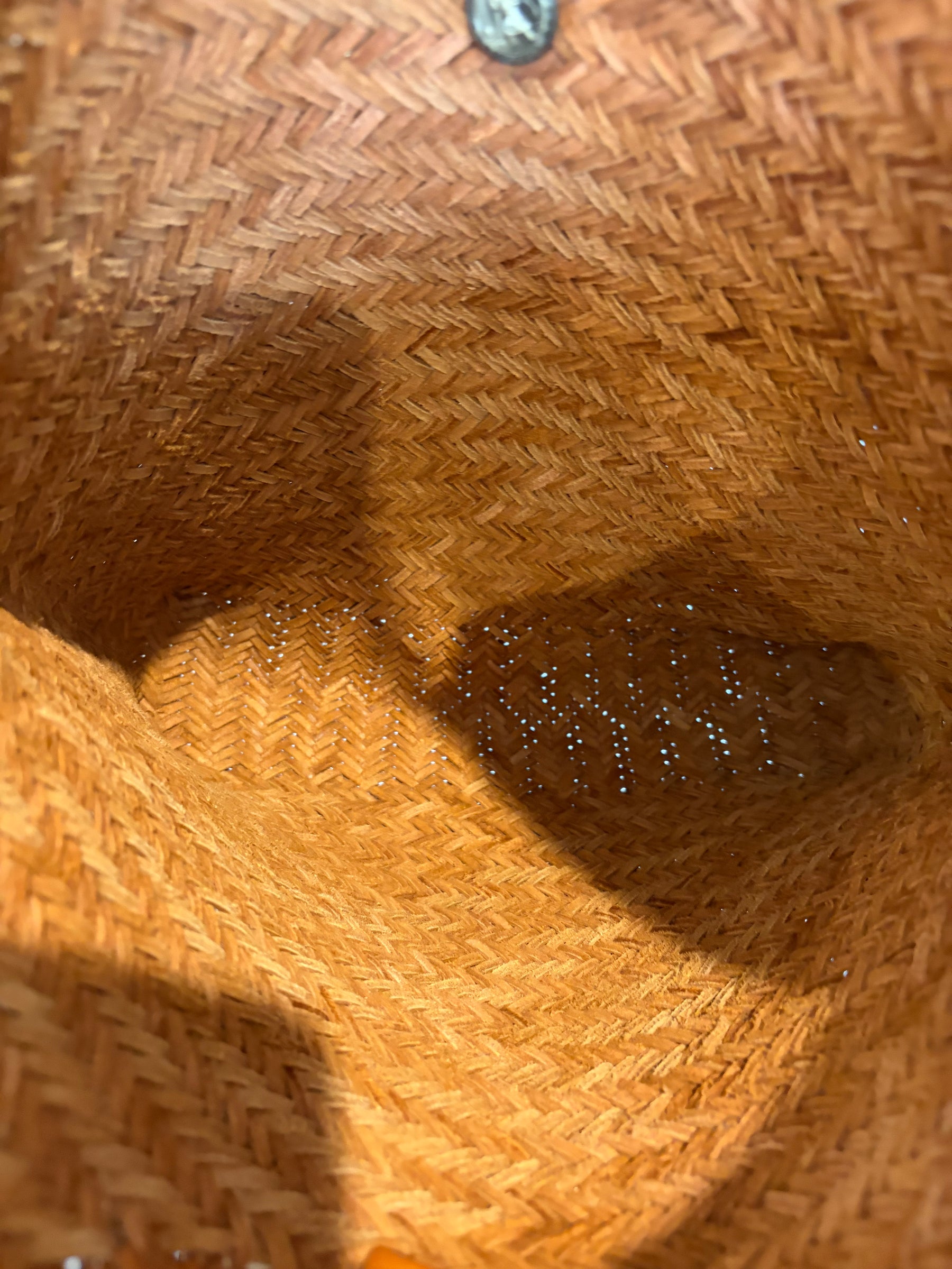 dragon diffusion Tan Woven Leather Tote