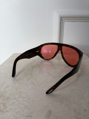 Tom Ford Brown Tortoiseshell Bronson Sunglasses