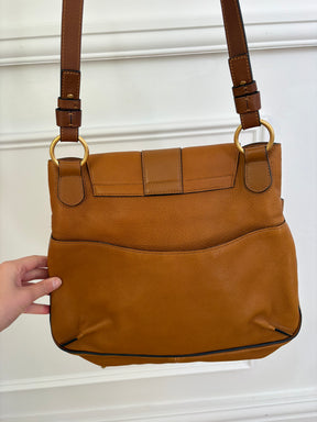 Chloé Tan Leather Lexa Medium Shoulder Bag