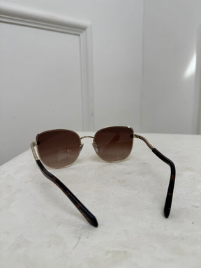 Bvlgari Gold Fram embellished Sunglasses