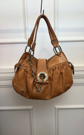 Bally Brown Leather Shoulder Bag
