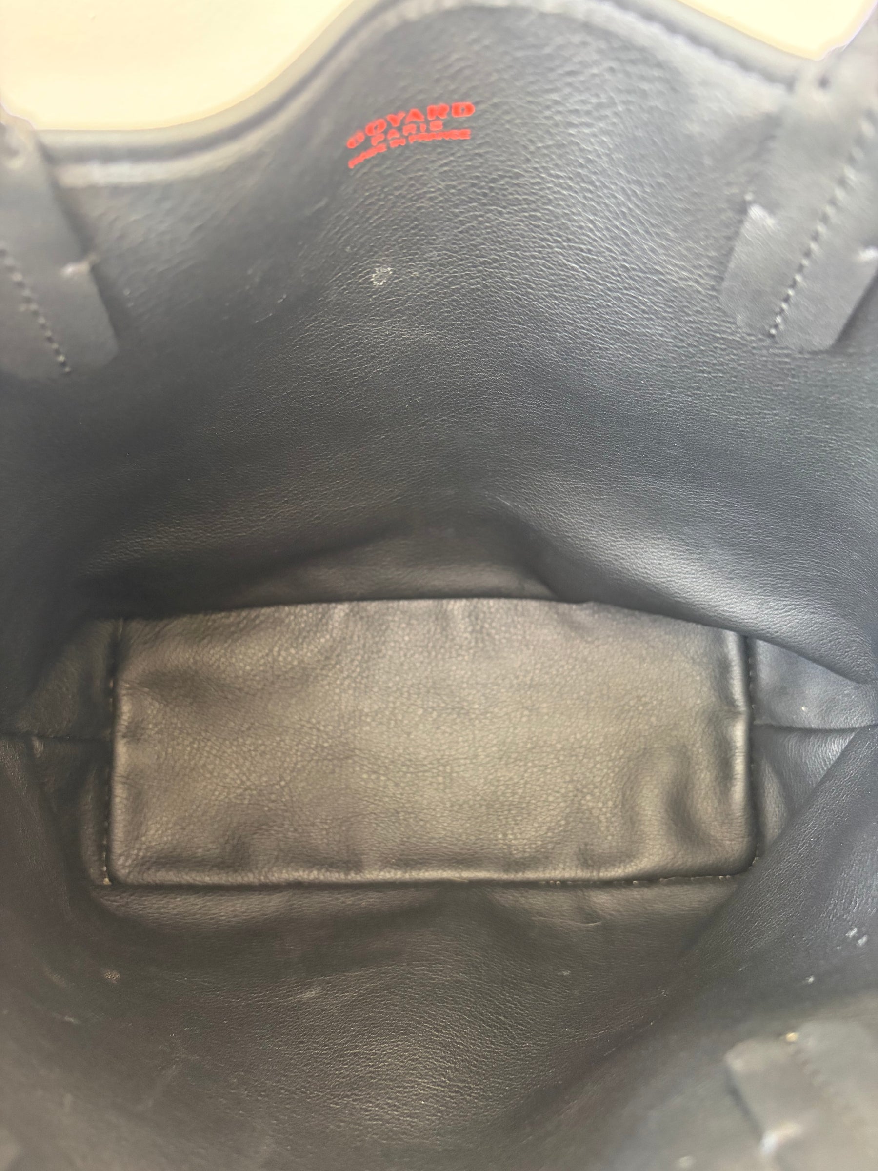 Goyard Black Goyardine Canvas Reversible Anjou Mini Tote