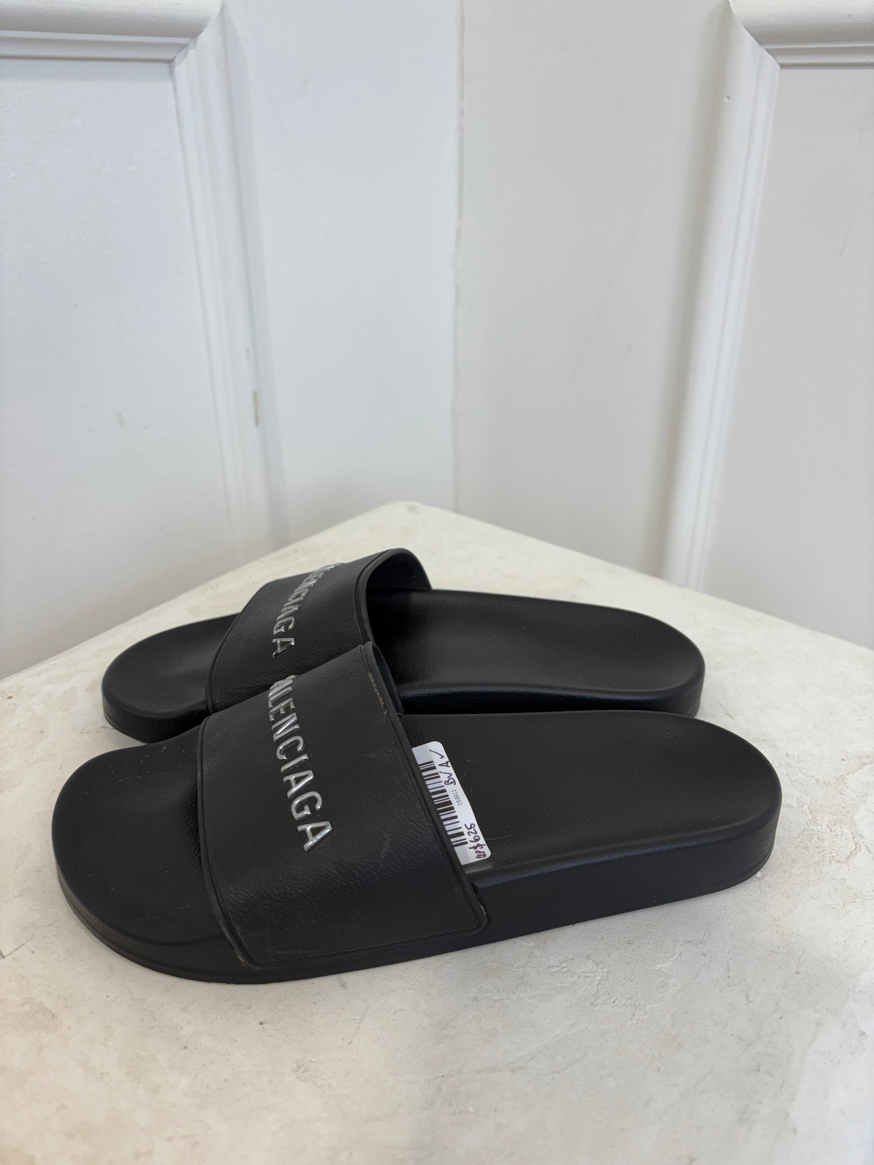 Balenciaga Pool Slides Black, 38