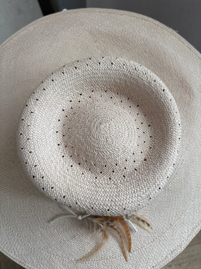 Zimmermann Spotted Vent Crown Sun Hat, Small