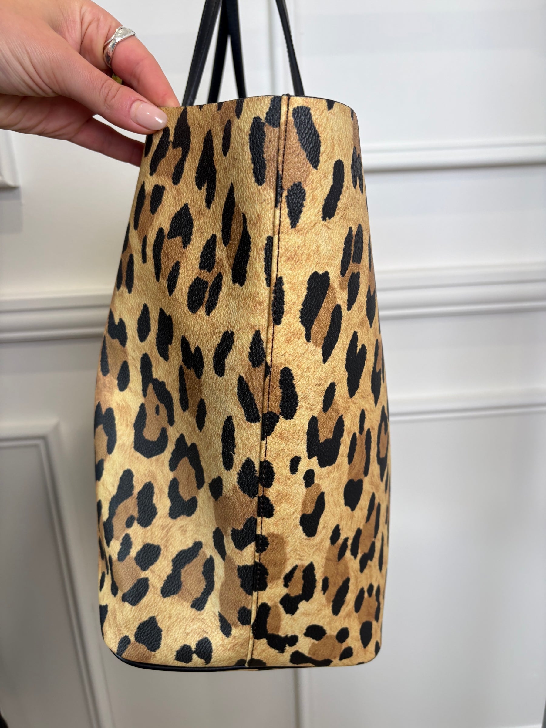 Givenchy Leopard Print Shopper Tote
