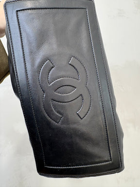 Chanel Black Leather Coco Cocoon Tote