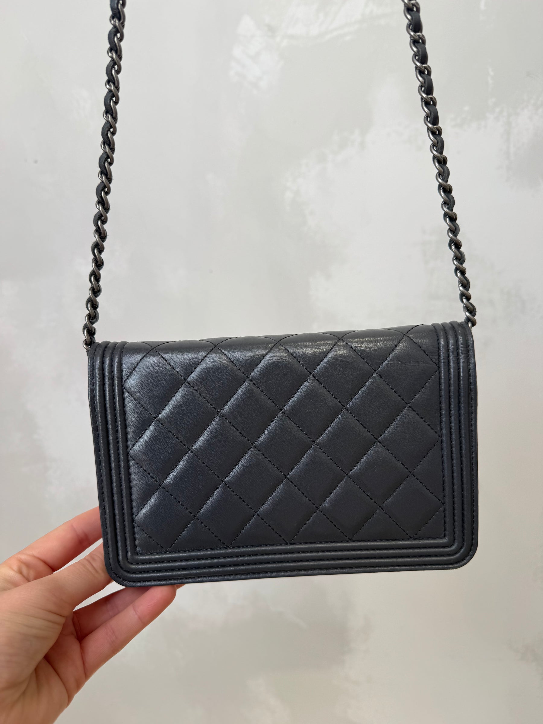 Chanel Boy Wallet On Chain
