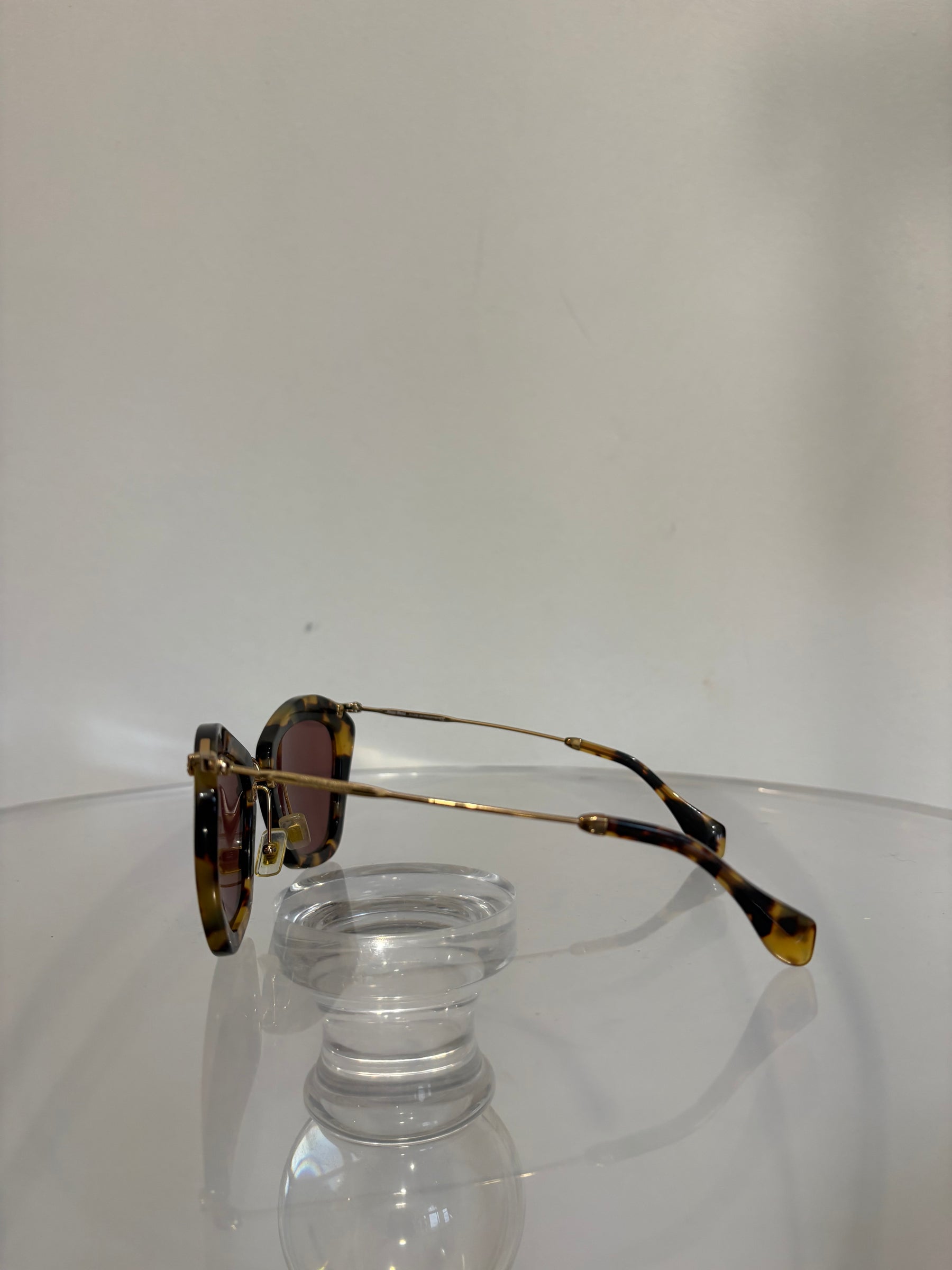Miu Miu Tortoiseshell Cat Eye Sunglasses