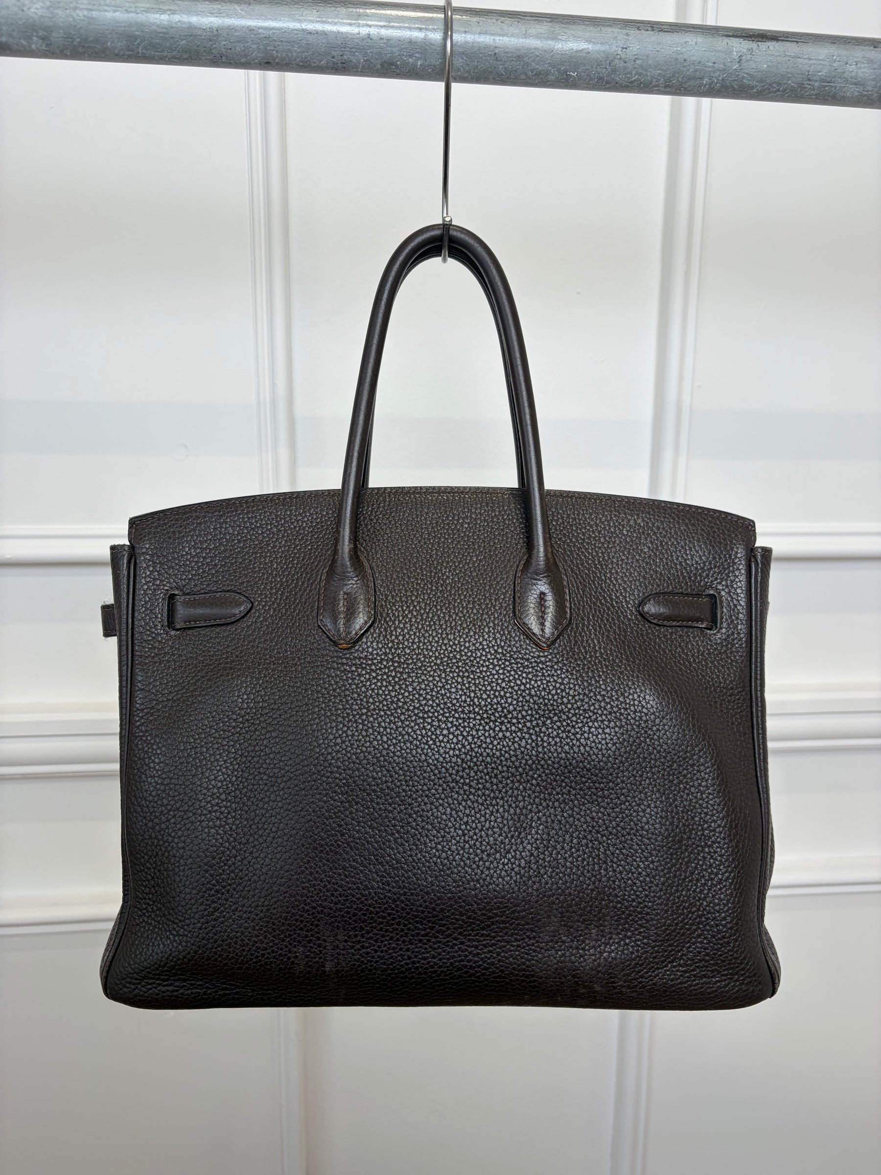 Hermès Birkin 35 in Ebene Clemence Leather