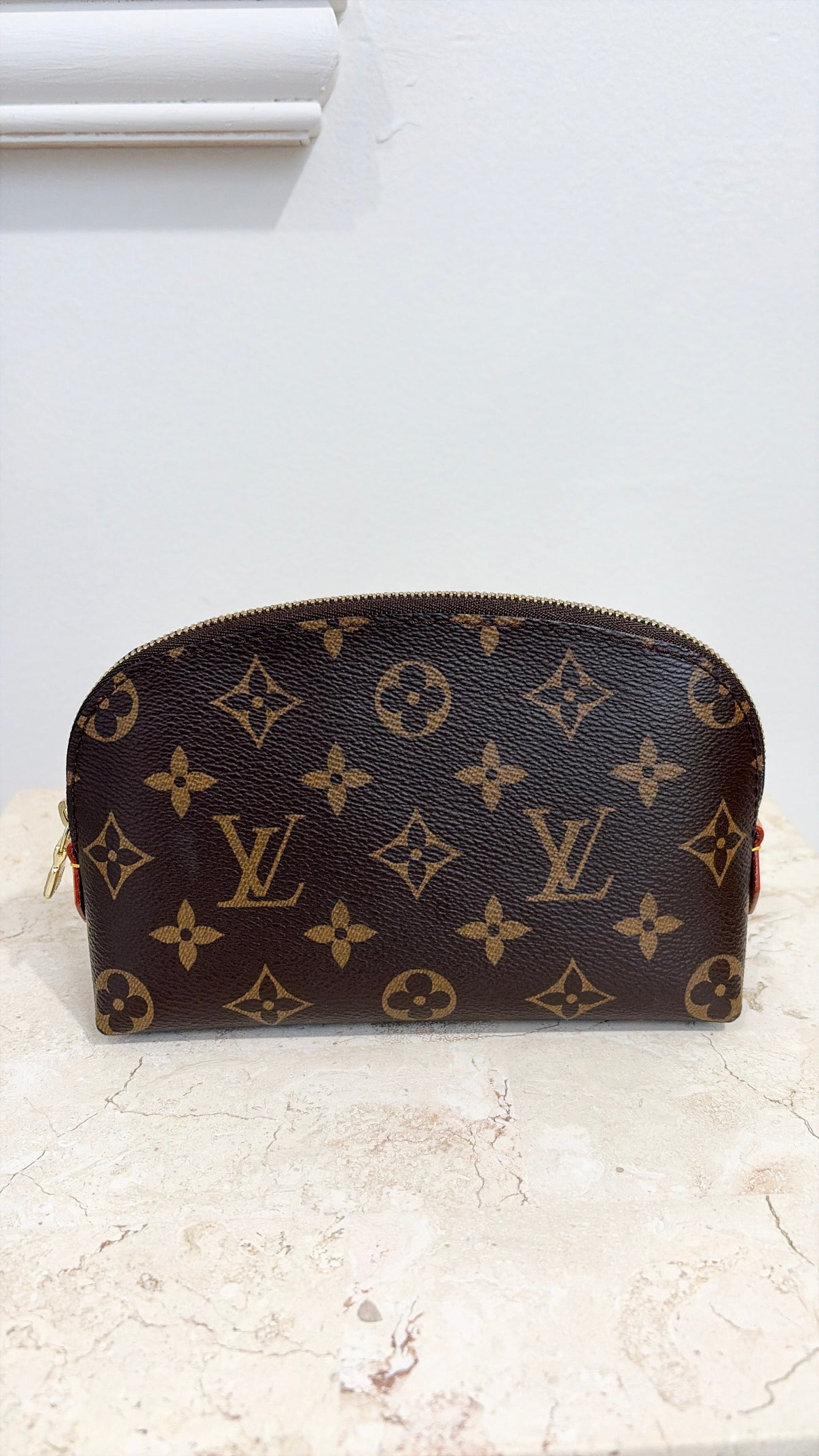 Louis Vuitton Canvas Monogram Cosmetic Pouch