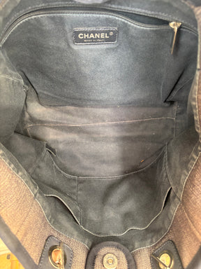 Chanel Deauville Tote Indigo