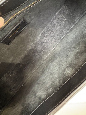 Saint Laurent Black Leather Lé 5 á 7 Shoulder Bag