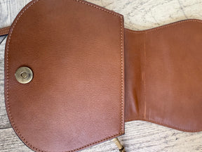 Chloé Tan Leather and Suede Nile Bracelet Bag