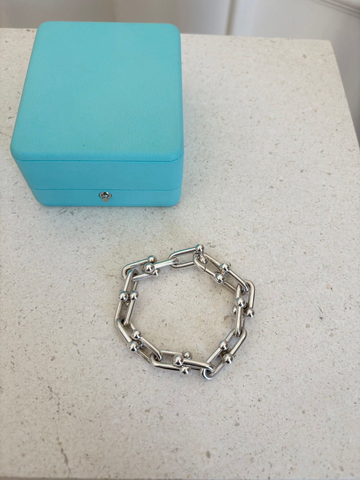 Tiffany & Co. Sterling Silver Large Link Bracelet