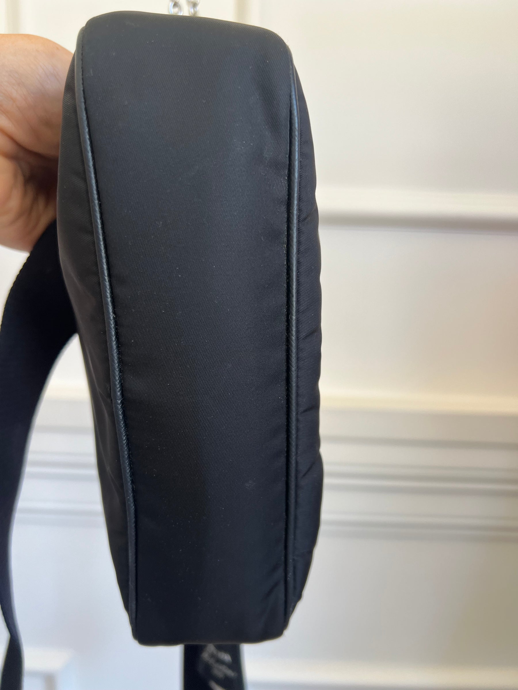 Prada Black Re-Edition 2005 Re-Nylon Shoulder Bag