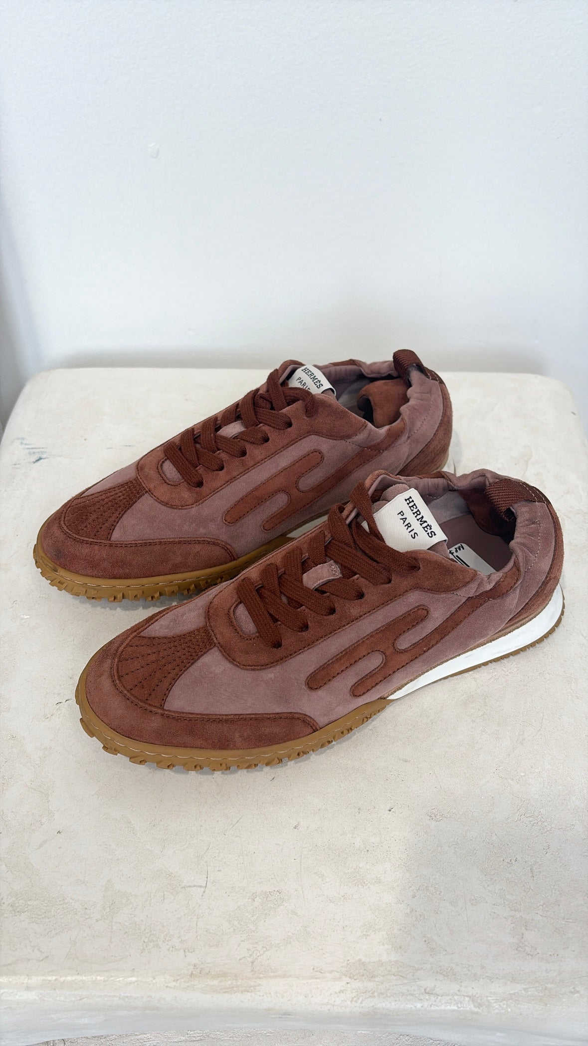 Hermès Jet Sneakers Rose Antique, 36.5