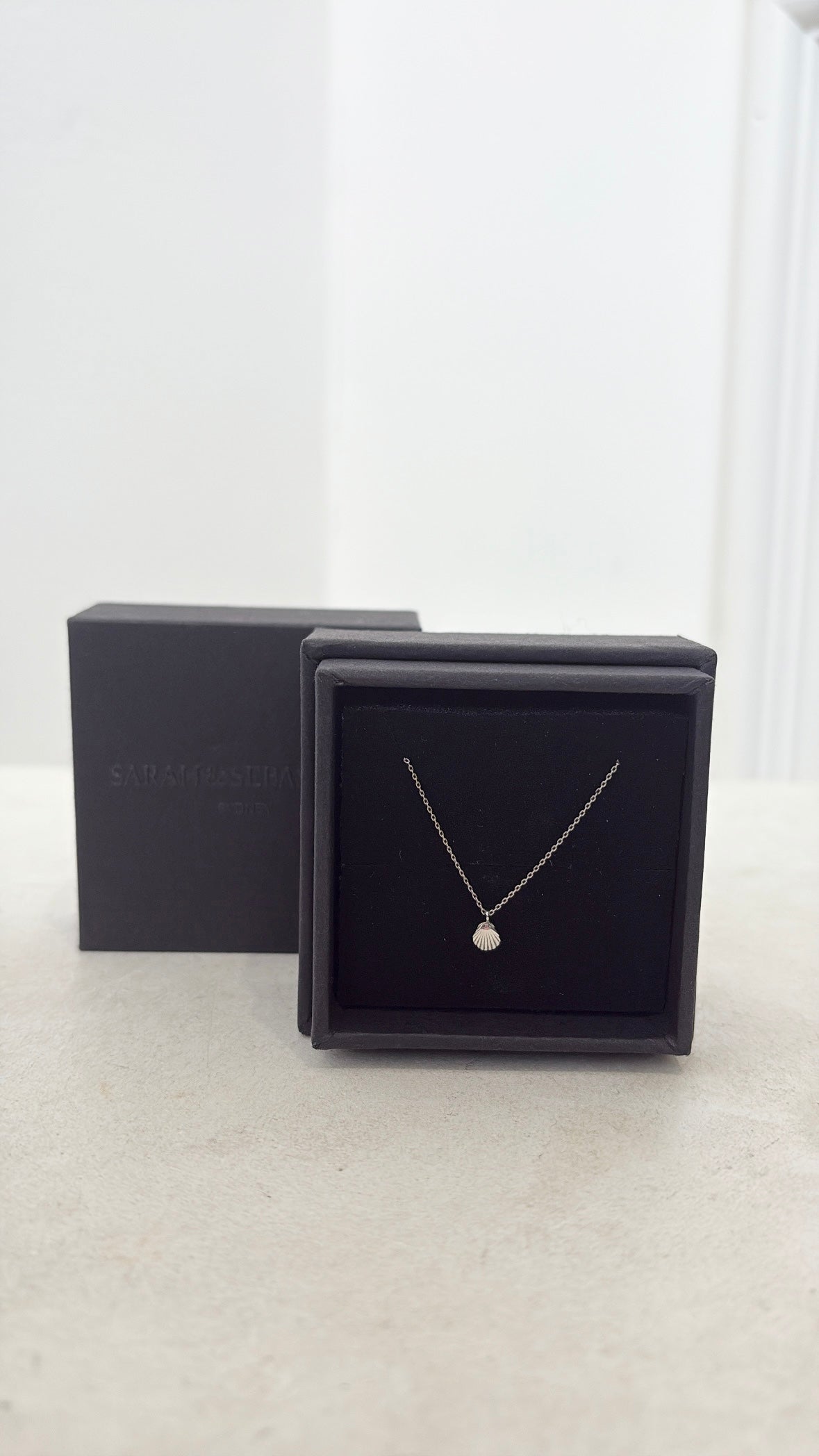 Sarah & Sebastian Silver Mini Shell Pendant Necklace