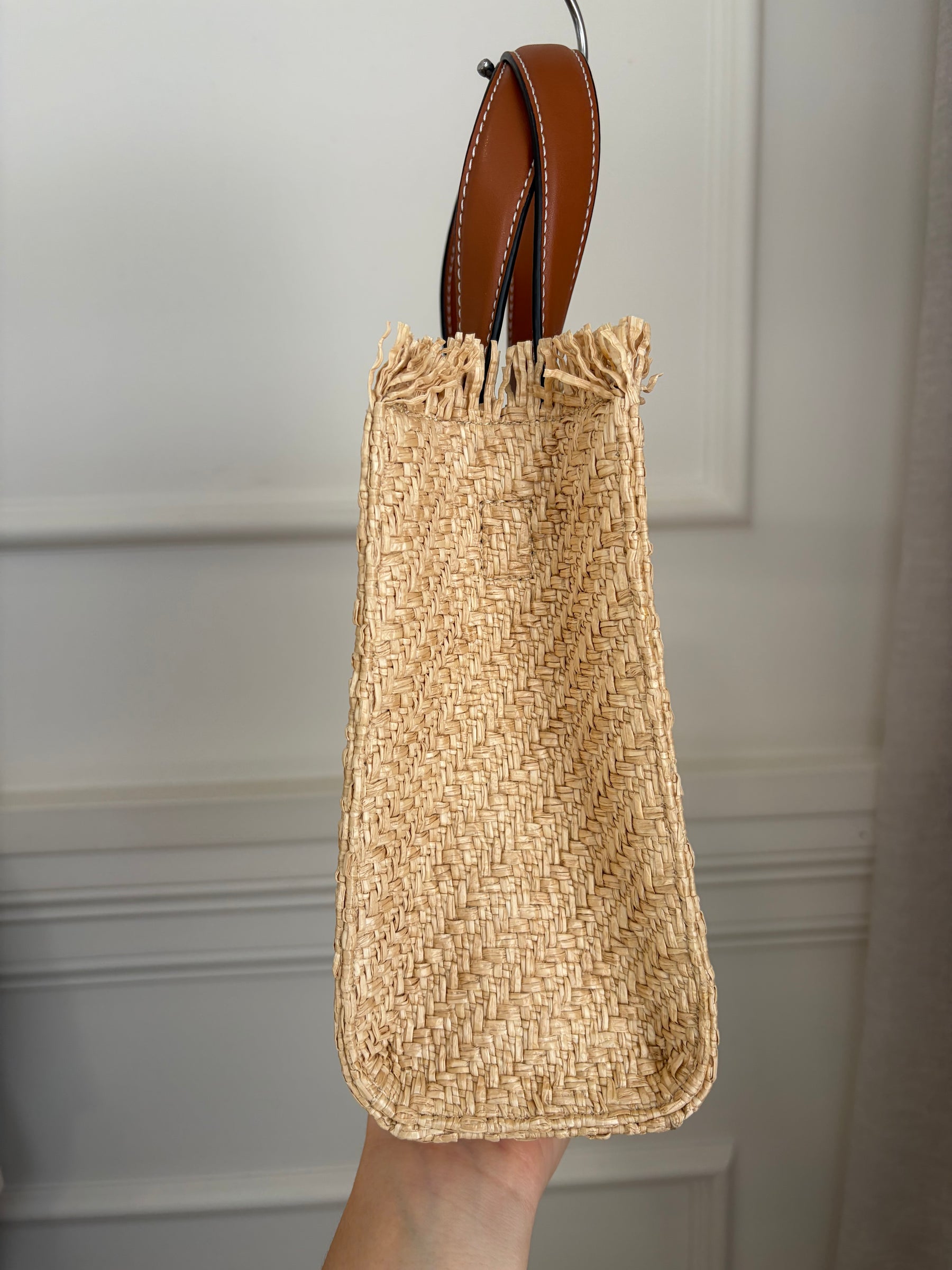 Oroton Raffia Mini Tote