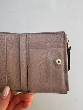 Valentino Rose Poudre Rockstud Flap Wallet