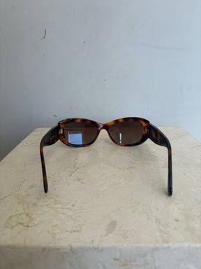 Chanel Tortoise shell Rectangular Sunglasses