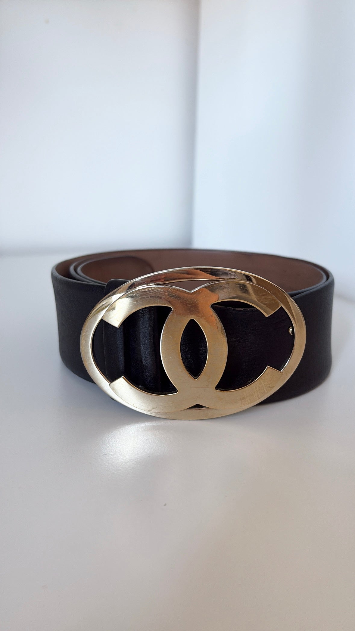 Chanel Black CC Belt