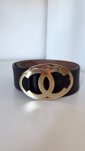 Chanel Black CC Belt
