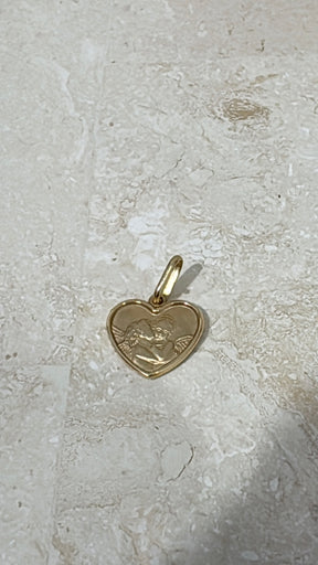 Baby Anything Ti Amo Angels Pendant 14k Yellow Gold