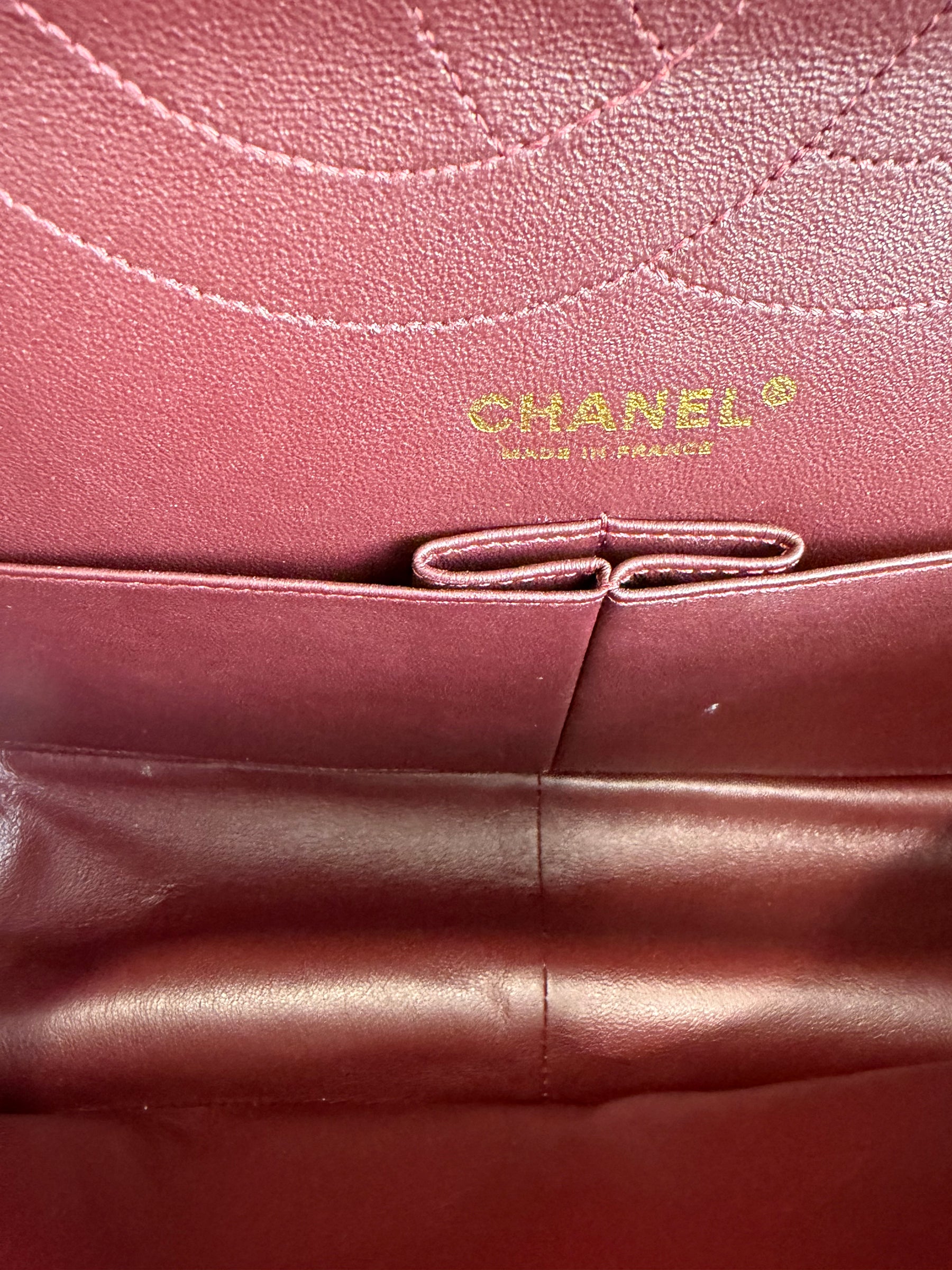 Chanel Black Crinkled Lambskin Reissue 2.55 Jumbo Flap Bag