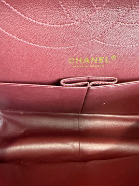 Chanel Black Crinkled Lambskin Reissue 2.55 Jumbo Flap Bag