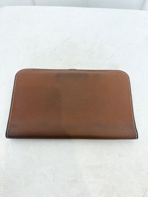 Hermès Tan Leather Dogon Duo Wallet