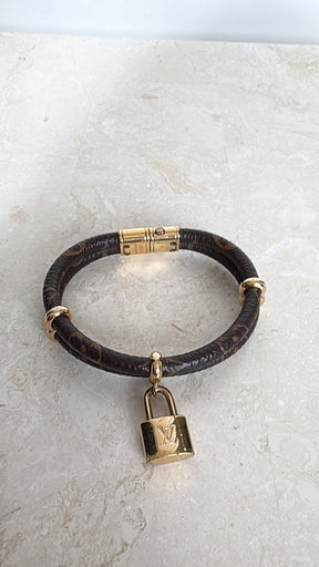 Louis Vuitton Canvas Monogram Keepit Bracelet