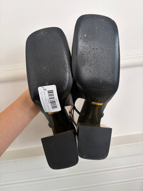 Gucci Horsebit Slingback Pumps Black, 38.5