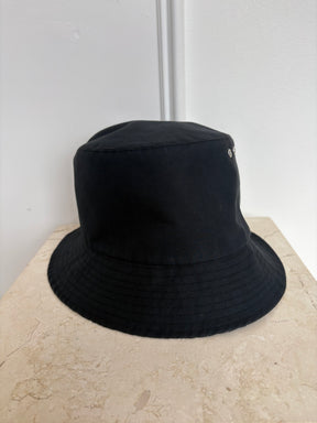 DIOR Black and Oblique Nylon Reversible Bucket Hat