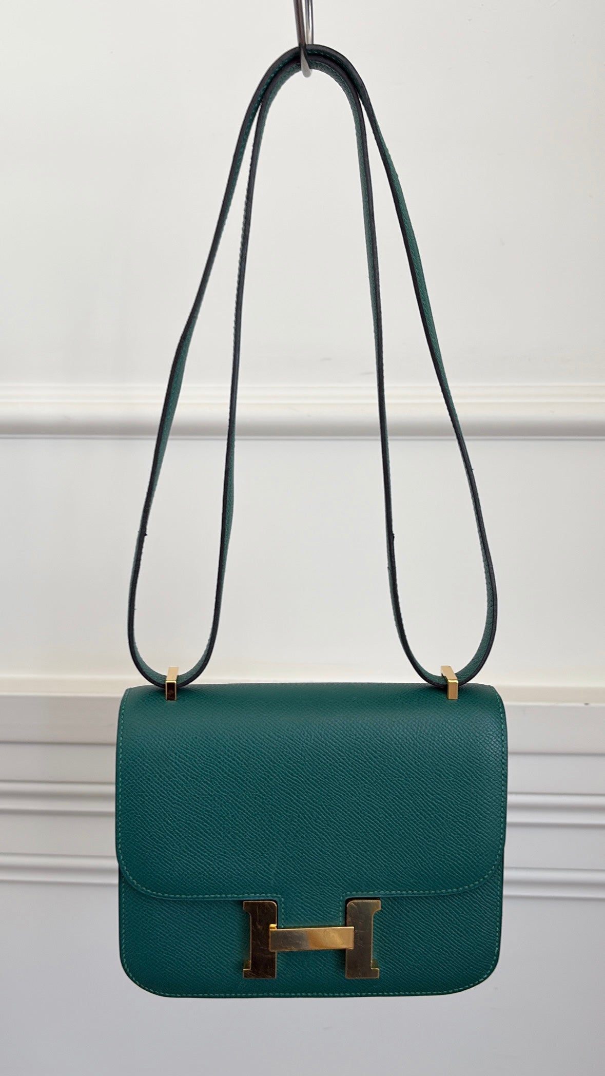 Hermès Constance 18 in Malachite Epsom Leather