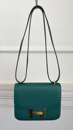 Hermès Constance 18 in Malachite Epsom Leather