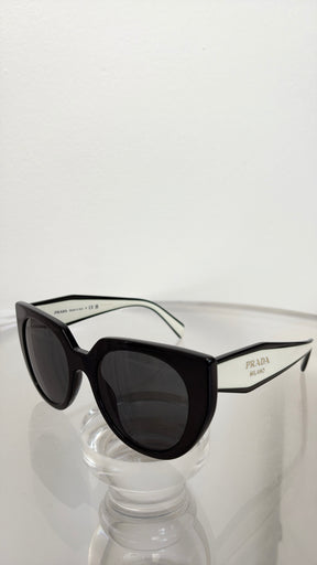 Prada Black And White Sunglasses