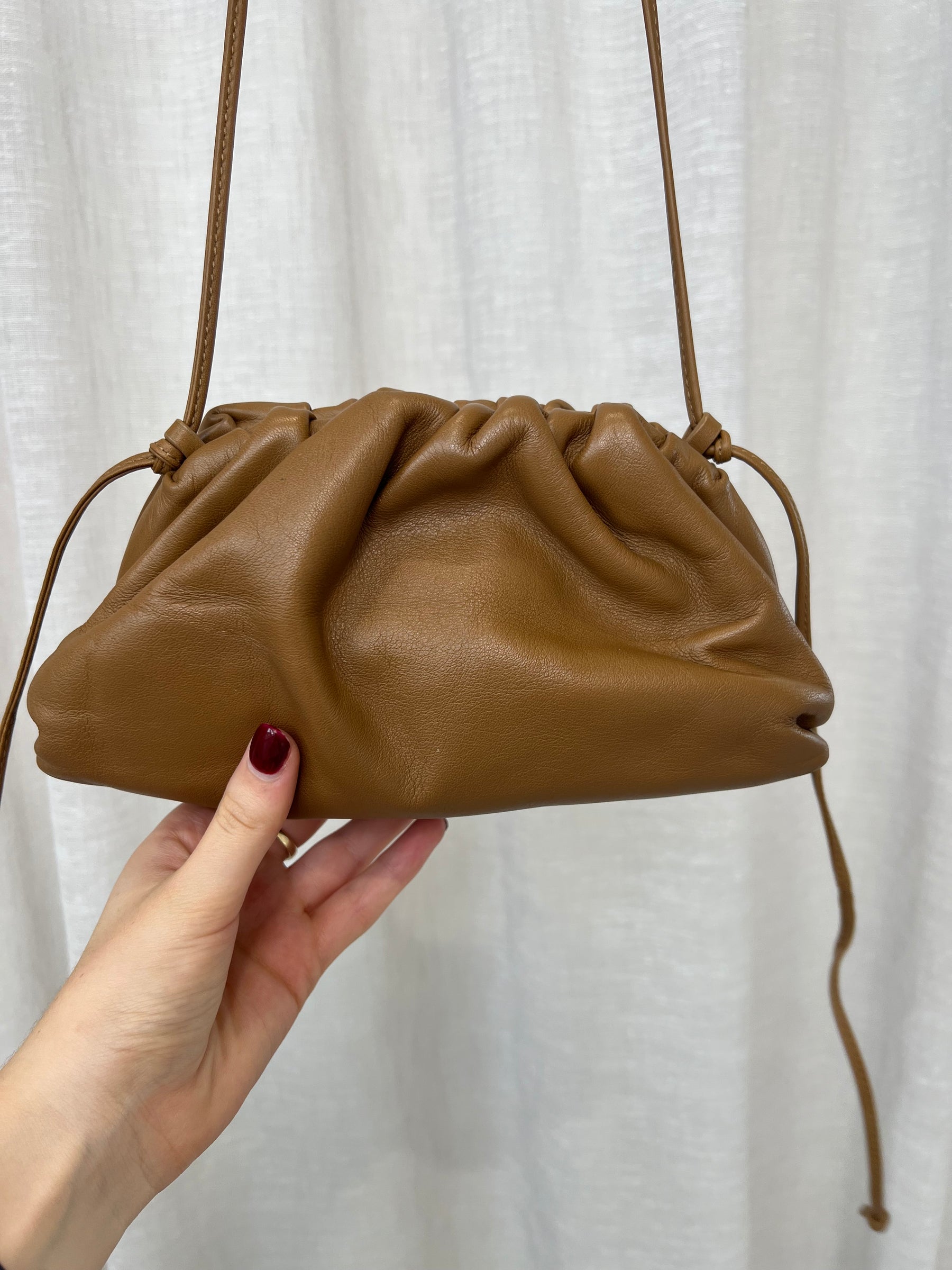 Bottega Veneta Caramel Mini Pouch