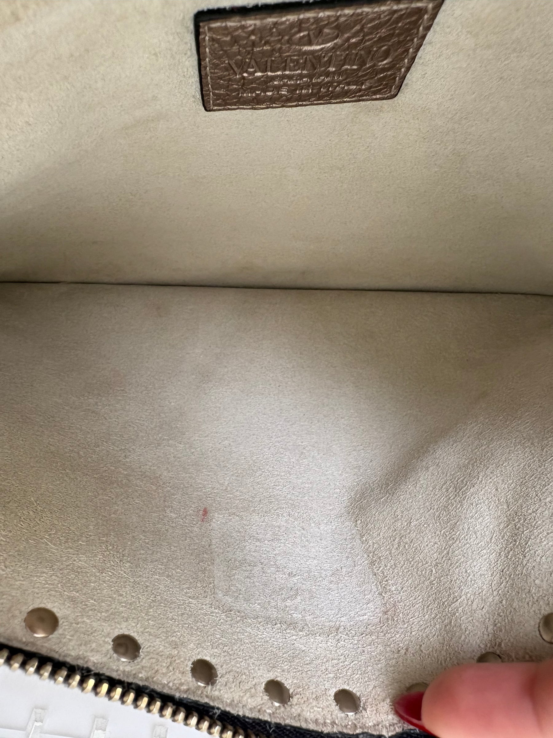 Valentino Garavani Bronze Rockstud Pouch
