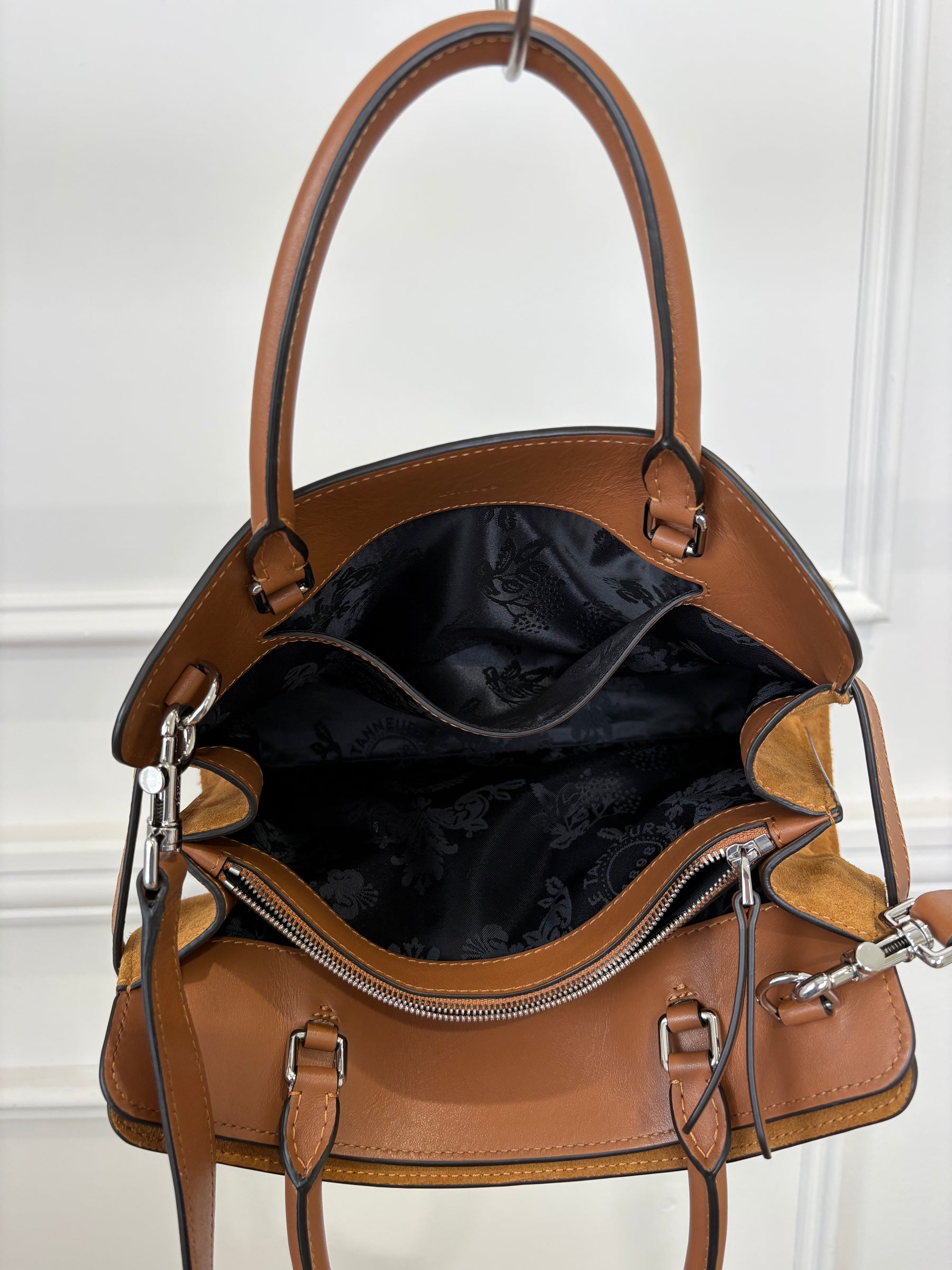 Le Tanneur Tan Leather Medium Emie Tote