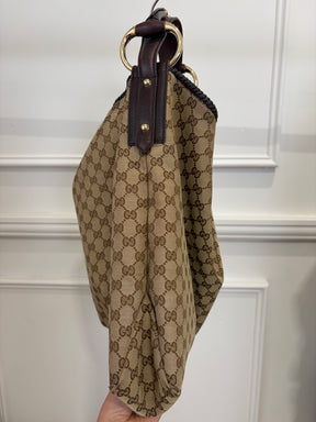 Gucci Monogram Hobo Bag
