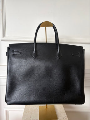 Hermès Birkin 40 in Noir Courchevel Leather