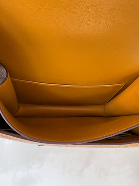 Hermès Constance III Mini in Caramel Chevre Leather with Paladium Hardware