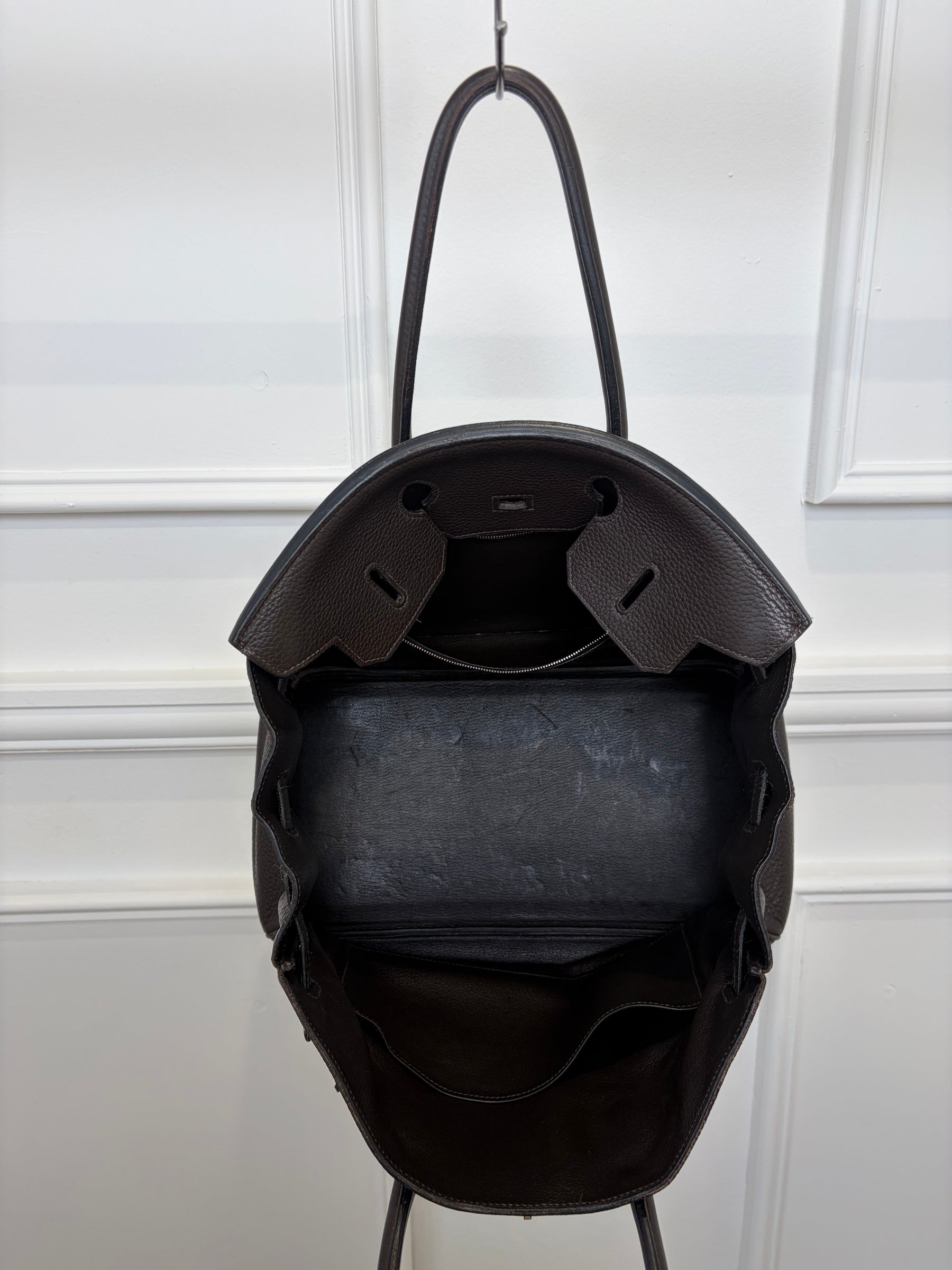Hermès Birkin 35 in Ebene Clemence Leather