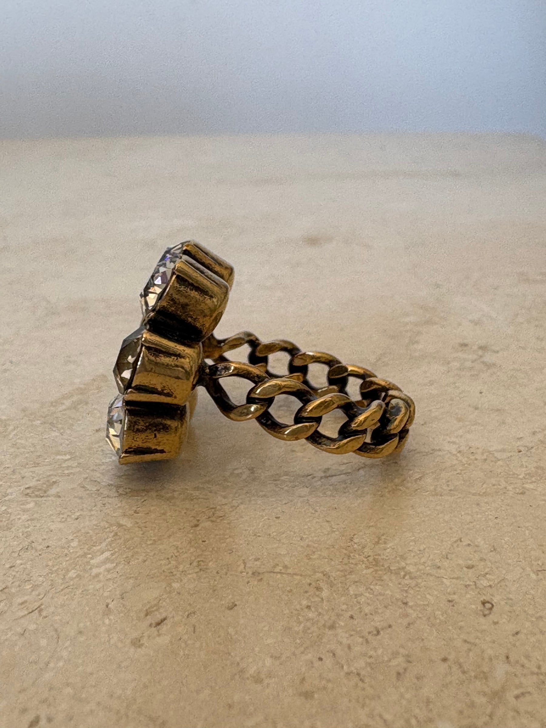 Gucci GG Crystal Ring, 23