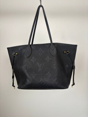 Louis Vuitton Neverfull Empreinte Leather MM Black