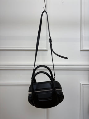 Alexander Wang Black Leather Small Rock Panelled Bag